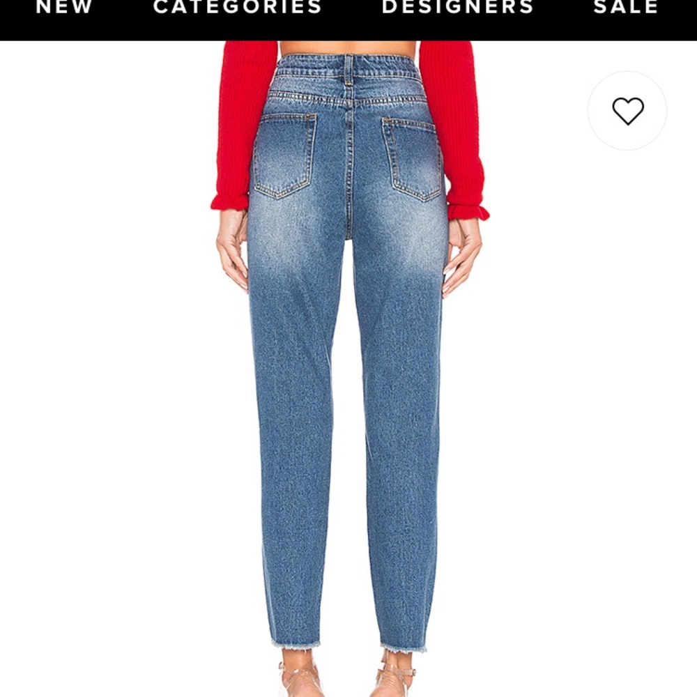 By the way. Distressed High Rise Jeans 26 4 2 - Picture 4 of 7